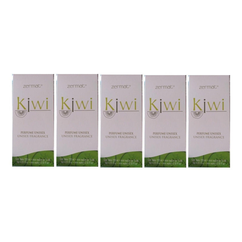 Paquete De 5 Perfumes Kiwi En Promoción.