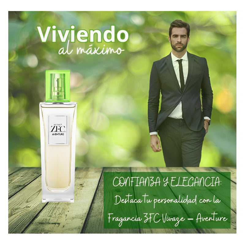 Fragancia Zfc Vivaze Aventure 100 Ml Para Caballero - Zermat