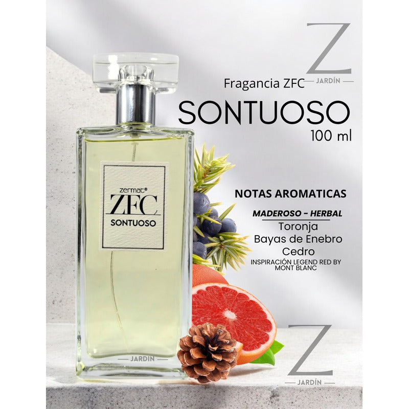 Fragancia Para Caballero Sontuoso 100 Ml Zermat