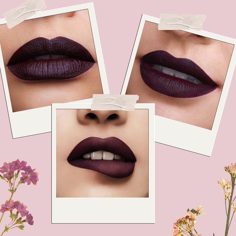 Labial Mate Deep Wine Eleganzza Zermat Deep Wine