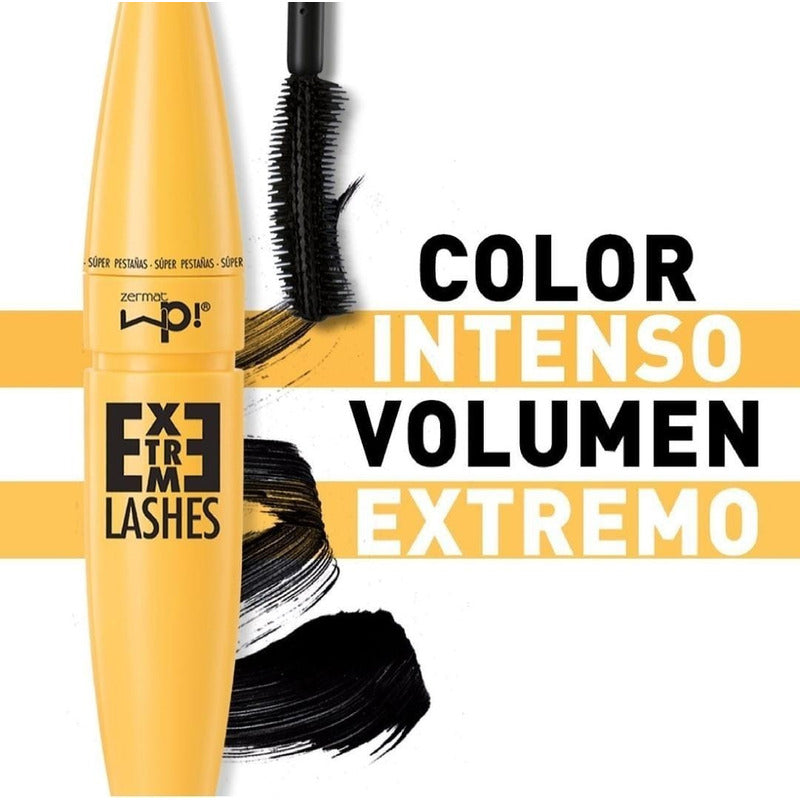 Mascara Para Pestañas  Extreme Lashes Wake Up Zermat Negro