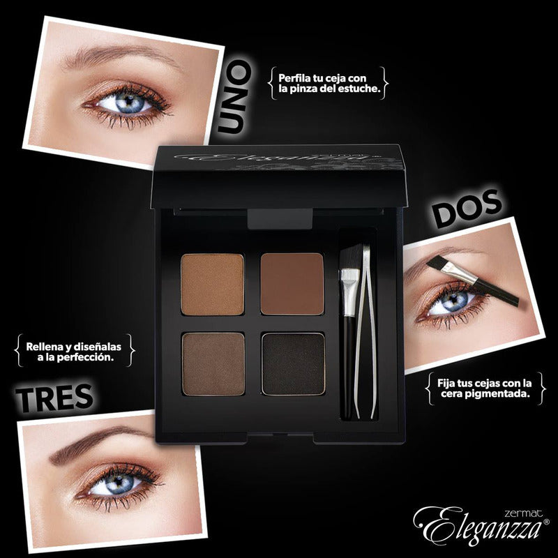 Estuche Perfeccionador De Cejas Antes Glamour