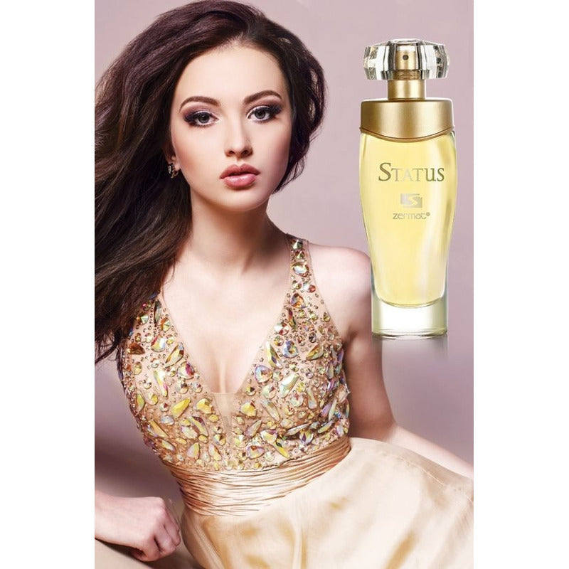 Paq De 2 Perfumes Status Para Dama, Zermat 100% Original