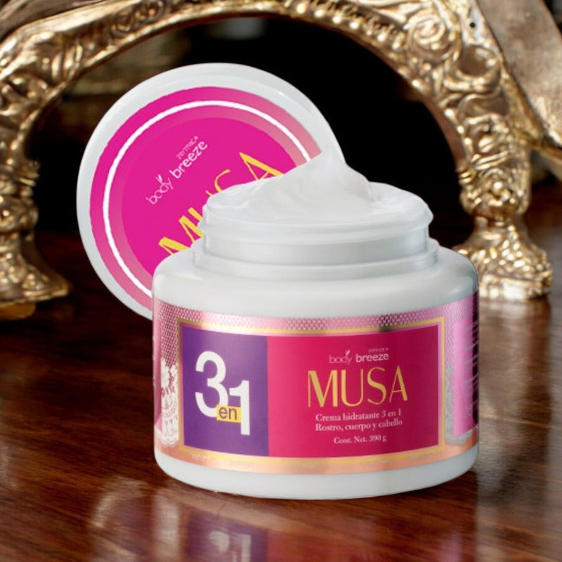 Crema Hidratante Musa Rostro Cuerpo Y Cabello Zermat Floral