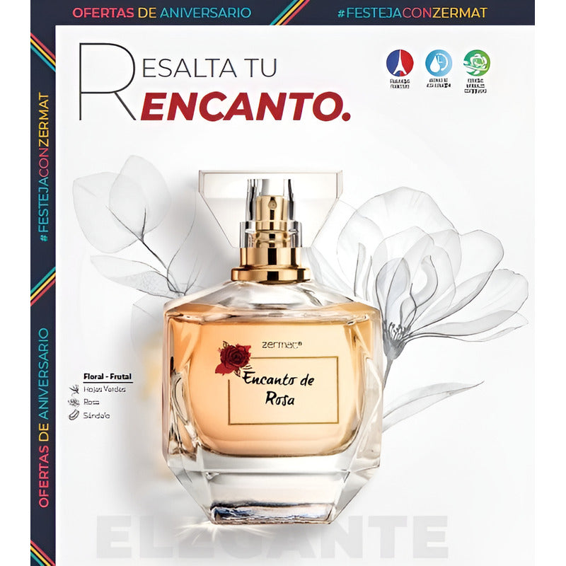 Eau D Parfum Encanto De Rosa  Floralia By Zermat