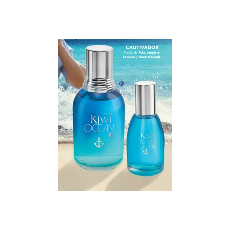 Fragancia Kiwi Ocean Caballero Con Mini Fragancia De Volumen De La Unidad 135 Ml