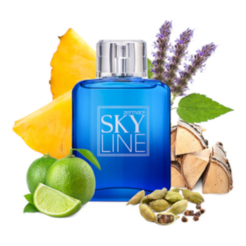 Fragancia Fresca Maderosa  Sky Line 100ml Caballero Zermat