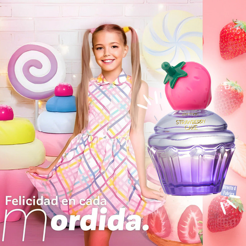 Fragancia Strawberry Cup Cake Niña Zermat