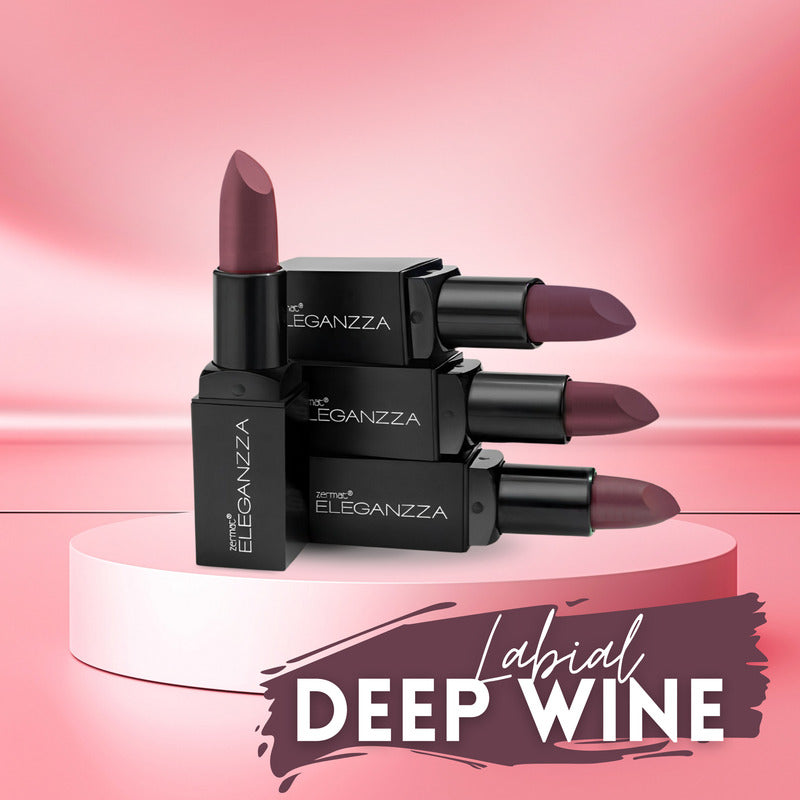Labial Mate Deep Wine Eleganzza Zermat Deep Wine