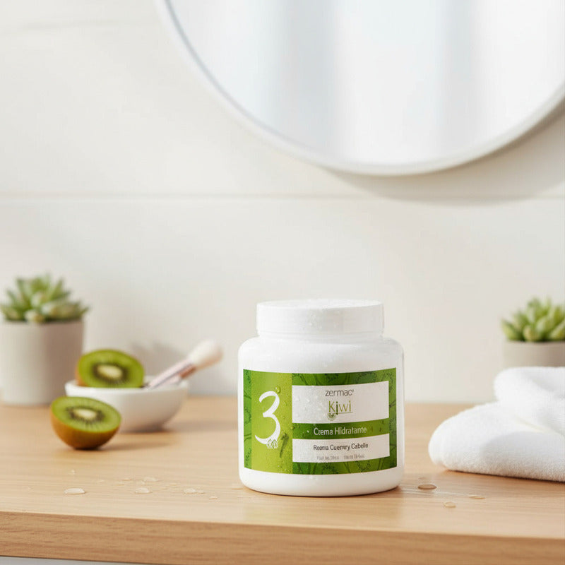 Crema Para Rostro, Cuerpo Y Cabello, Hidratante Kiwi 3 En 1  Mixta Día/noche