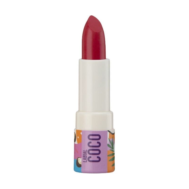 Labial Vegano En Barra Con Extracto De Coco & Karité Zermat Cherry Red