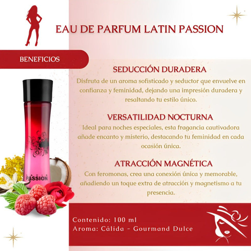 Eau De Parfum Latin By Zermat Passion 100 Ml