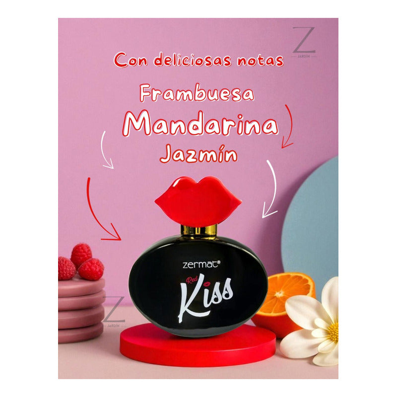 Fragancia Gourmand Dulce Red Kiss Zermat Edicion Limitada
