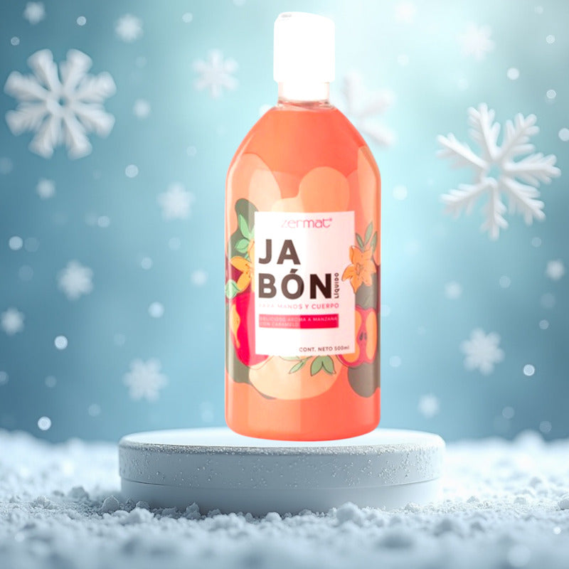 Jabon Liquido Para Manos Aroma Manzana Con Caramelo Zermat