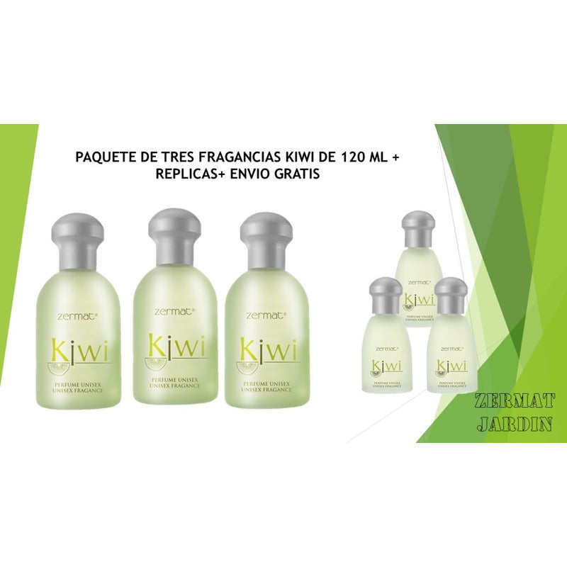 Paquete De 3 Fragancia Kiwi En Promoción Con Envío Gratis