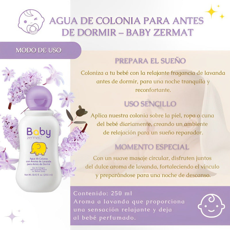 Agua De Colonia Para Antes De Dormir Baby Zermat
