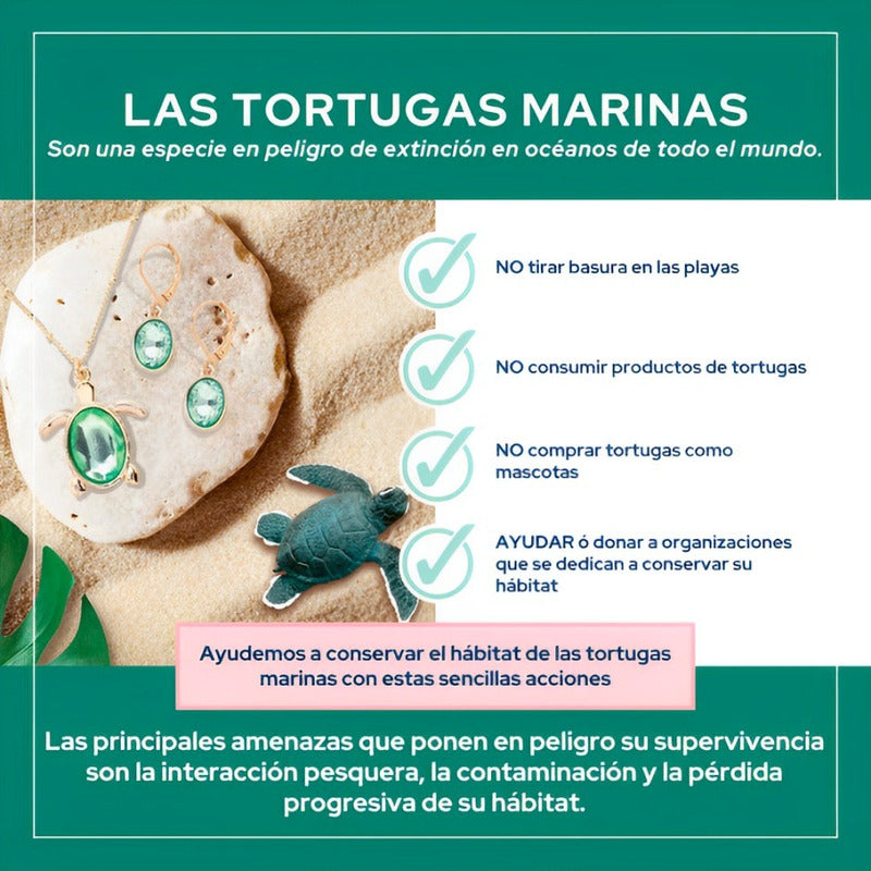 Coordinado De Joyeria Tortuga Zermat