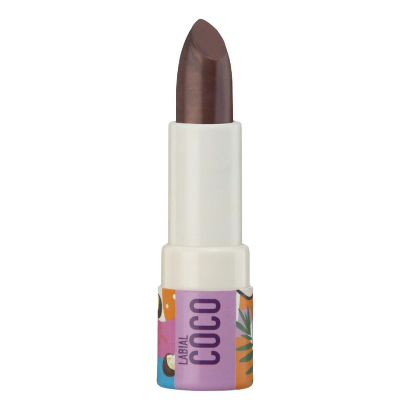 Labial Vegano En Barra Con Extracto De Coco & Karité Zermat Color Hazelnut