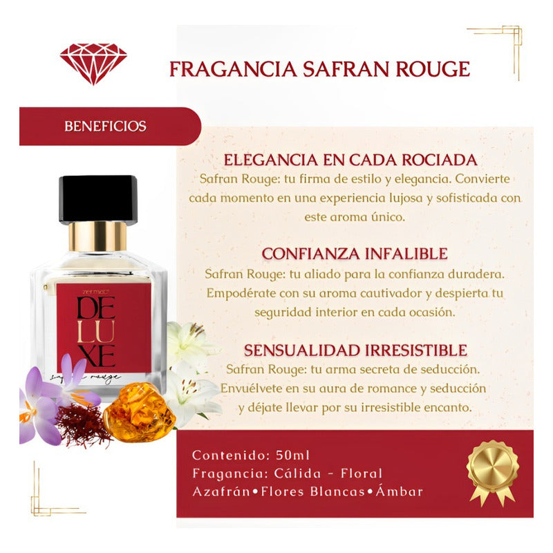 Perfume De Luxe Zermat Safran Rouge 50 Ml