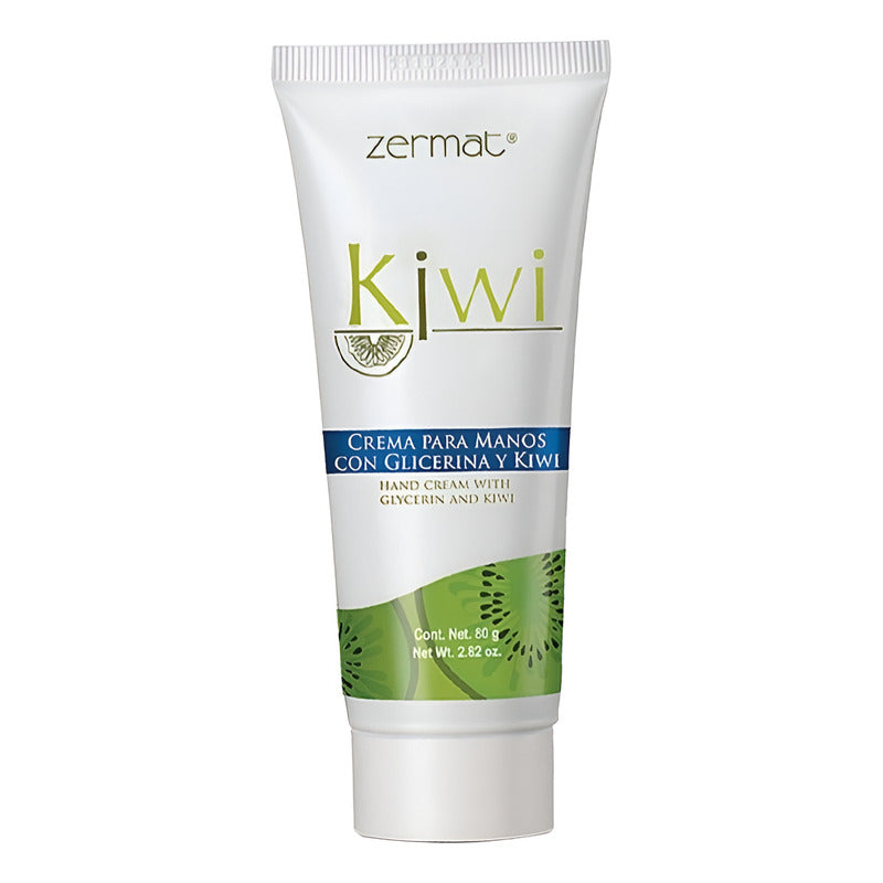 Crema De Manos Zermat Con Glicerina Y Kiwi 80 Ml