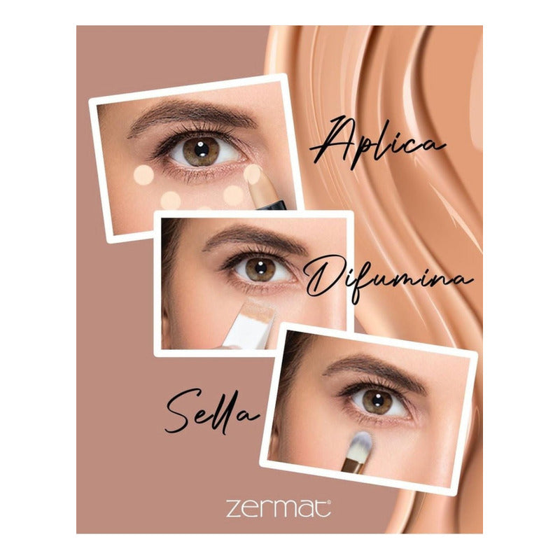 Corrector De Maquillaje Luz Disimula Ojeras  Eleganzza Luz