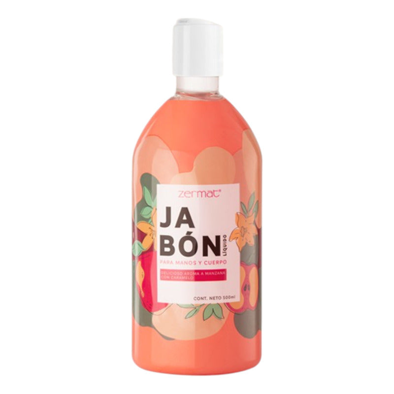 Jabon Liquido Para Manos Aroma Manzana Con Caramelo Zermat