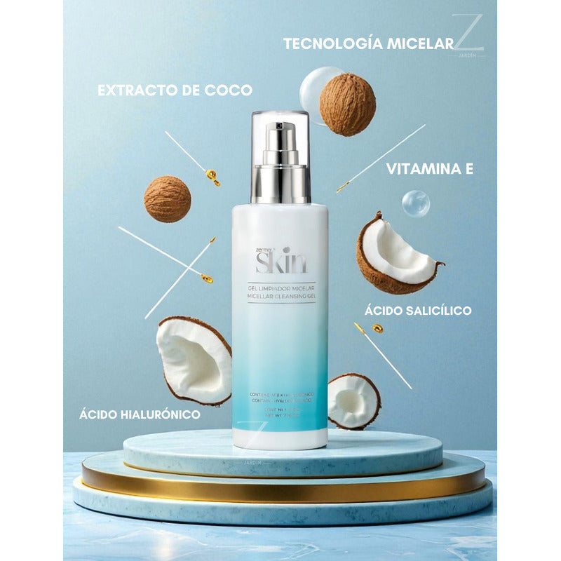 Gel Limpiador Micelar Zermat Skin 200g Todo Tipo De Piel