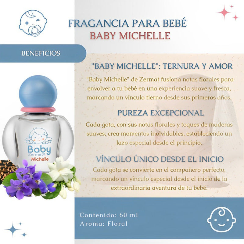 Perfume Baby Michelle 60ml Zermat Para Bebe