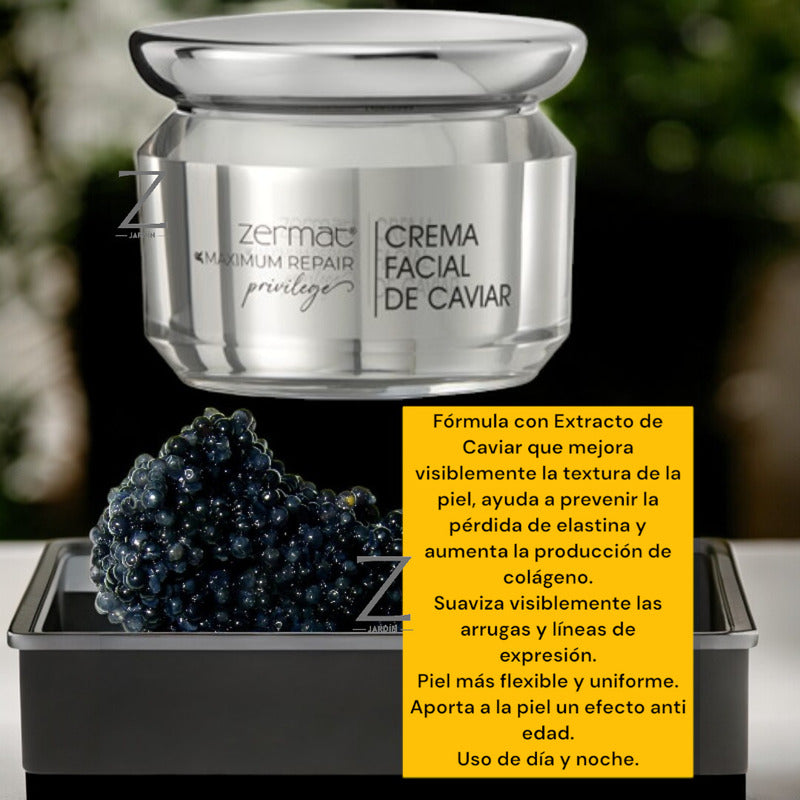 Crema Facial Efecto Anti Edad Con Caviar, Reparación Máxima  Normal Día/noche