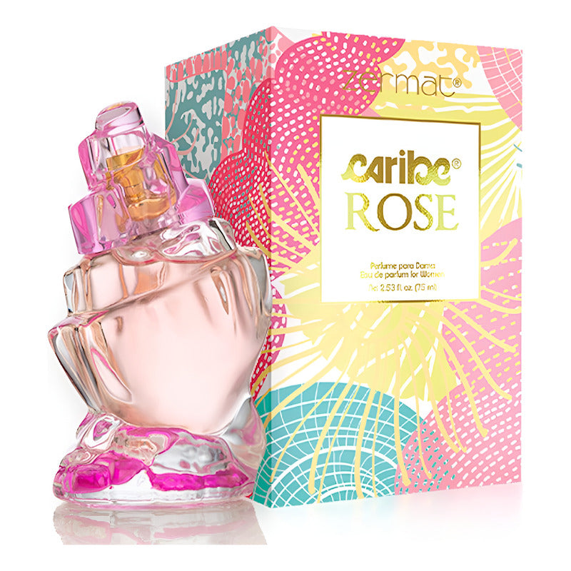 Nuevo Perfume Caribe Rose Para Dama