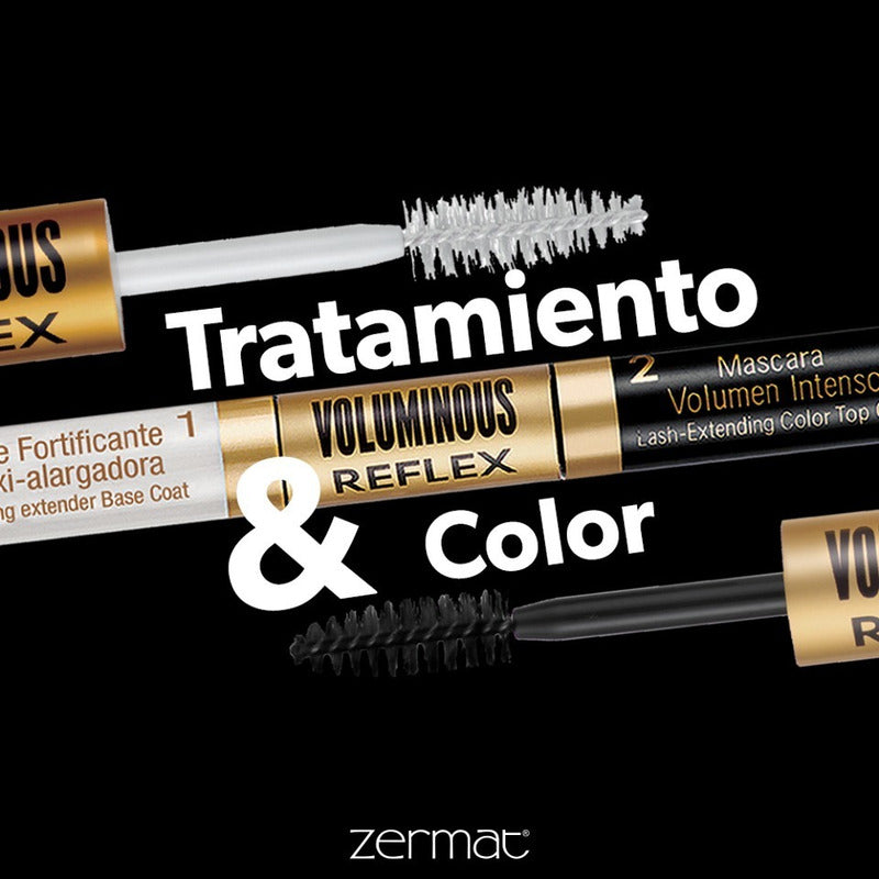 Mascara Pèstañas Voluminous  Reflex Zermat Negro