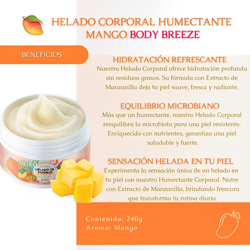 Crema Corporal Mango Zermat Hidratante 240g Mango