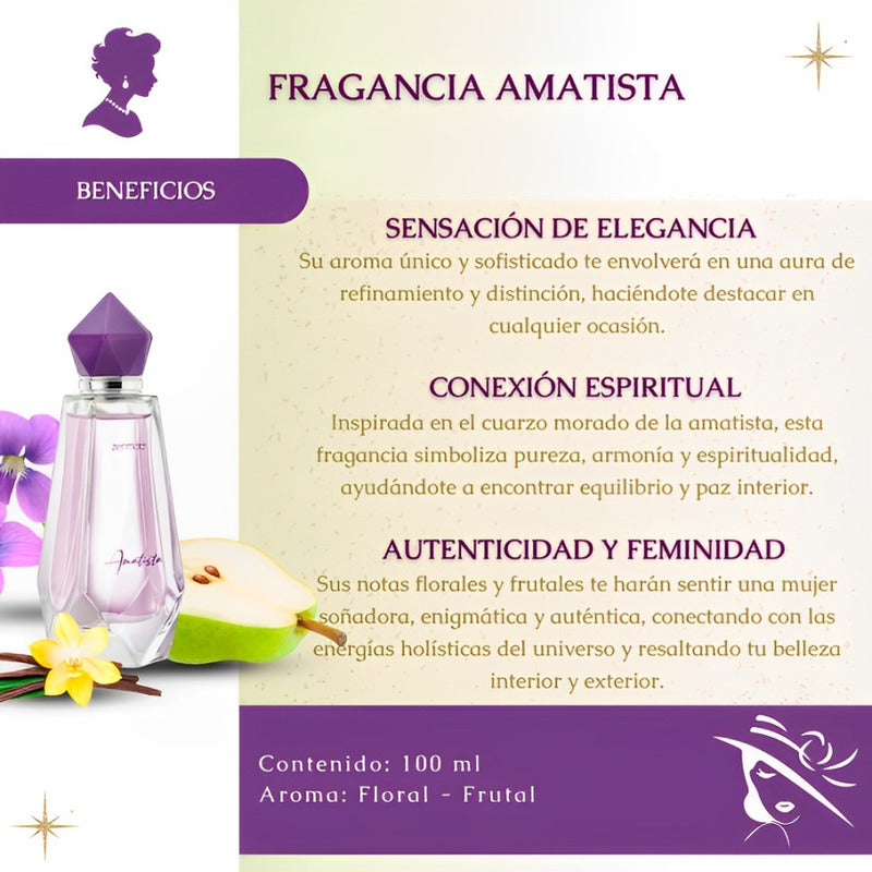 Fragancia Dama Amatista 100 Ml Zermat