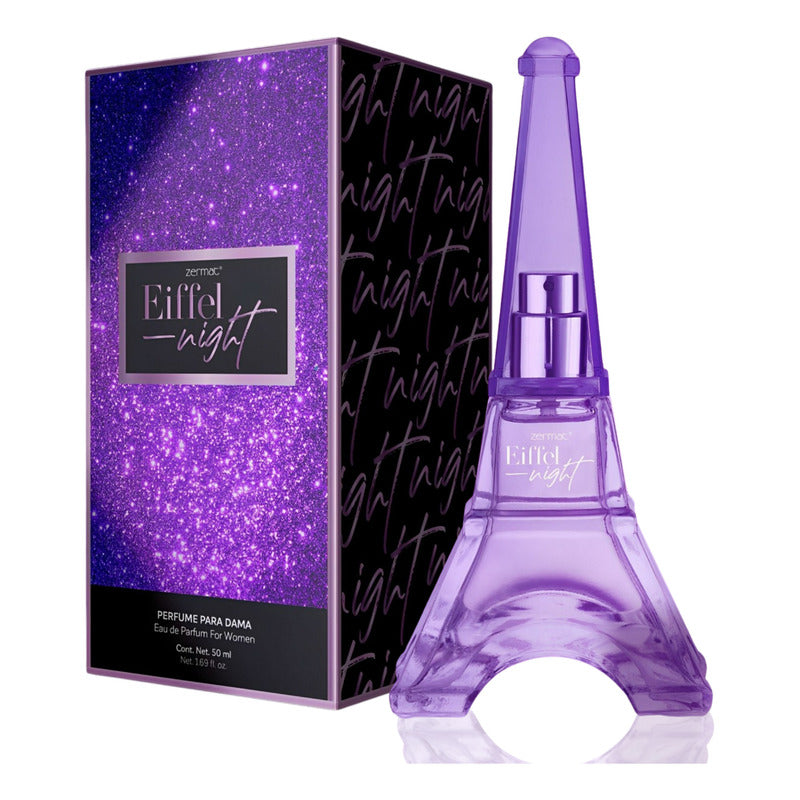 Perfume Para Dama Eiffel Night 50 Ml Zermat Floral Frutal